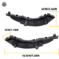 Kualitas tinggi sisi kiri kanan mobil Bumper depan dukungan braket untuk Honda Civic 2005-2011 71193-SNA-A01 71193-SNA-A01