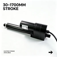 Actionneur linéaire électrique haute performance YH8-521 IP65 10000N à grande vitesse avec retour d'information pour suivi solaire, bateaux, camping-cars et applications industrielles