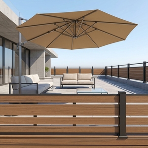 Pannello Murale WPC Impermeabile per Esterni dal Design Moderno, Durevole e Facile <span class=keywords><strong>da</strong></span> Installare, Rivestimento Decorativo Scanalato per Esterni, Pannello per Recinzioni - Product Image 6