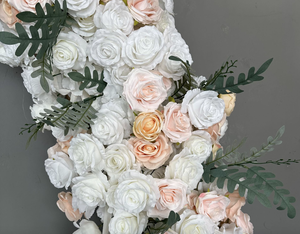 Simulación de Arco de Rosas Champagne de Doble Cara, Fondo Floral para Bodas, Fondo para Propuesta de <span class=keywords><strong>Matrimonio</strong></span> - Product Image 6