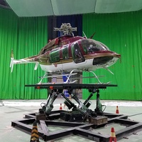 Plateforme de mouvement pour simulateur de vol 6DOF, 2000 kg, plateforme servo électrique haute précision pour la simulation de cockpit de formation au vol