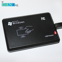 Lector de Tarjetas RFID HF de 13.56MHz ISO14443A, Lector y Escritor de Tarjetas NFC USB para Control de Acceso