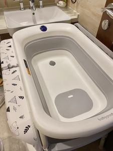 Table à langer en plastique multifonctionnelle <span class=keywords><strong>pour</strong></span> bébé, fabriquée en Chine par un fabricant OEM, organisateur de bain et d'allaitement <span class=keywords><strong>pour</strong></span> les soins quotidiens du bébé et les fêtes prénatales - Product Image 5