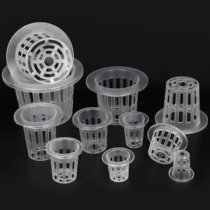 Garden Greenhouse Hydroponics Tool Soilless Cultivation Plastic Plant Vegetable Mesh Cup Net Pot For Hydroponics