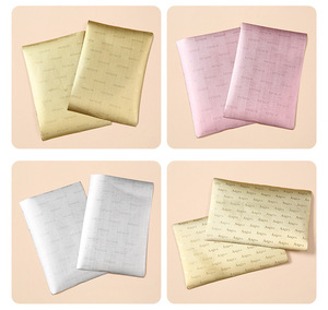 Papier d'emballage pour barres chocolatées, feuille d'aluminium, fournisseur chinois, couleur personnalisée, emballage chocolat rouge, rouleau de papier ciré imprimé alimentaire souple - Product Image 3