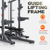 Rack de musculation commercial Smith Machine |   Équipement multifonctionnel d'entraînement de force pour salle de sport, rack de musculation, rack à squats, directement de l'usine