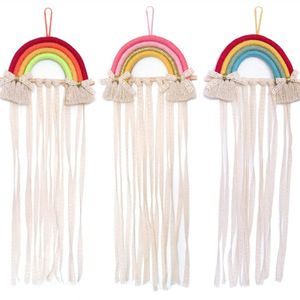 Rainbow Tassels <strong>Hair</strong> Bows Holder Hanging Wall Decoration Lace Belt Storage <strong>Hair</strong> Bow Holder Organizer for <strong>Hair</strong> Clips Accessories - Product Image 3