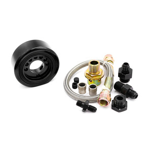 ชุดเกจวัดน้ำมันเครื่องสำหรับ Honda Ls B20 Vtec พร้อมอะแดปเตอร์วัดอุณหภูมิและแรงดันน้ำมันเครื่อง สแตนเลส - Product Image 1