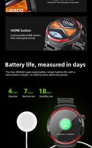 2025นาฬิกาอัจฉริยะ HW16 Max สำหรับผู้ชาย, สินค้ามาใหม่นาฬิกากีฬาและธุรกิจพร้อมฟังก์ชัน NFC เข็มทิศติดตามการนอนหลับ IP67กันน้ำ3สาย - Product Image 6