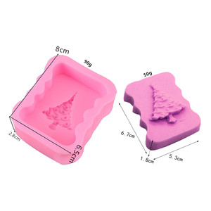 แม่พิมพ์สบู่เทียนช็อกโกแลตลูกอมทำจากซิลิโคนผิวไม้ซีดาร์ - Product Image 2