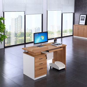 Escritorio Individual para Empleados de Oficina, Marca OEM, Venta al por Mayor, Escritorio de Computadora Simple y Moderno para el Hogar, Embalaje para Envío desde Guangdong - Product Image 3