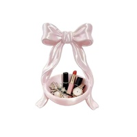 Boîte de rangement pour accessoires en forme de nœud imprimée en 3D, style moderne et luxueux, décoration d'intérieur, style féminin, PLA
