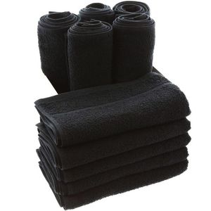 Towel set bathroom luxury black branded black hand towels luxury face towel pack for men