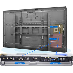 Écran tactile intelligent <span class=keywords><strong>4k</strong></span> 55/65/75/86/100 pouces, système Android/OPS, tableau blanc interactif électronique pour l'éducation scolaire et l'enseignement - Product Image 2