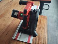 Scie à rail sans balais DC et scie circulaire électrique modèle CS206 - Outil de découpe du bois alimenté par batterie lithium-ion pour le bricolage