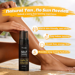 Mousse autobronzante naturelle OEM, bronzage instantané sans soleil, mousse autobronzante pour peaux sensibles, séchage rapide, légère, sans tons orangés - Product Image 5