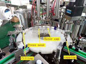 Machine de remplissage d'huile de tournesol compacte à 4 buses, haute précision, emballage en verre, écran tactile, changement rapide <span class=keywords><strong>pour</strong></span> les petites usines - Product Image 5