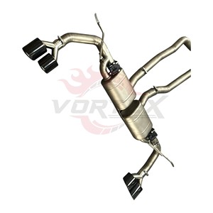 ระบบไอเสีย Vortex สำหรับ Porsche 958 Cayenne 3.0T 3.6 4.8 4.8T 2011-2014ปลายท่อไอเสียแบบ catback ไทเทเนียมสีฟ้าไหม้ - Product Image 4