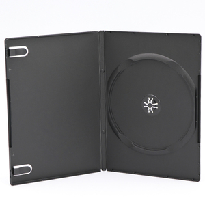 SUNSHING 7mm Slim Clear Color Single CD <b>Disc</b> Case 9mm Empty Black DVD Movie Cases PP <b>Plastic</b> Blu-Ray Boxes for 2 CD/DVD/BD - Product Image 1