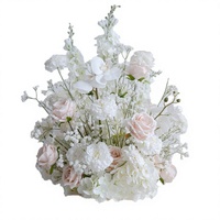 Boule de fleurs artificielles en soie multicolores de luxe de haute qualité pour centre de table de mariage, fête d'anniversaire, événements en plein air