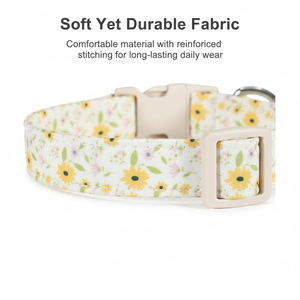Adjustable All Seasons Dog & Cat <b>Collar</b> with Buckle Closure for Small Pets Pet Supplies OEM/ODM Low MOQ Custom Color - Product Image 2