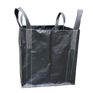 अच्छी बिक्री वाला 1000 किग्रा जंबो बैग थोक बुना टन सुपर बोरियां पीपी टन बैग स्क्रैप अपशिष्ट