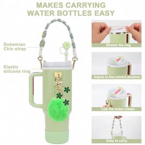 Vente en gros – Nouveauté 2024 – Gobelet isotherme 40 oz pour Halloween et Noël – Accessoires de bar en silicone de qualité alimentaire et écologique pour boissons - Product Image 5