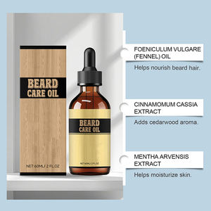 Huile de croissance de barbe naturelle à base de plantes 100% biologique, <span class=keywords><strong>60</strong></span> <span class=keywords><strong>ml</strong></span>, marque privée, avec dissolvant de points noirs pour hommes - Product Image 3