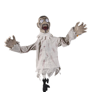 Animatronic Ghost Electric Swinging Skeleton Halloween Scene Decoration Prop Ornament Outdoor Glowing Animated Scared Noise - Product Image 5