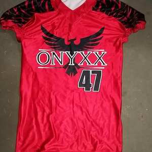 Uniformes de football américain haut de gamme, broderie, tissu sergé respirant, vêtements de football à manches courtes, impression numérique, grande taille - Product Image 3