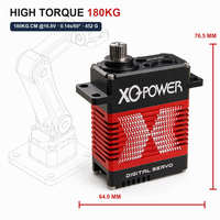 Servomoteur RC personnalisé 180 kg XQ-POWER XQ-S9150D 16,8 V pour Monster Truck Crawler, boîtier en aluminium 452 g