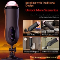 Airplane-Free Cup Full Self-Electric Telescopic Men's Adult Masturbation Sex Toys Real Yin