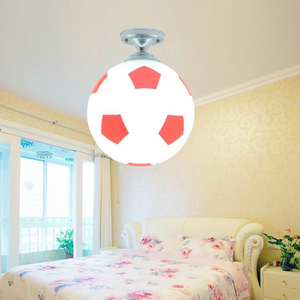 Plafonnier LED suspendu en forme de boule de Football, luminaire décoratif d'intérieur, idéal pour la <span class=keywords><strong>chambre</strong></span> d'un enfant, un Bar ou la <span class=keywords><strong>chambre</strong></span> à coucher, nouveau modèle - Product Image 6