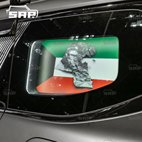 Accessoires extérieurs de voiture les plus vendus, design personnalisé de la carte des Émirats arabes unis, lampe latérale de fenêtre LED en ABS pour JETOUR G700