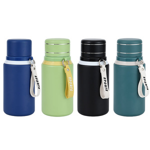 Bouteille d'eau isotherme en acier inoxydable de 800 ml, 1000 ml, 1300 ml avec cordon de transport, grande capacité, thermos pour sports de plein air - Product Image 4