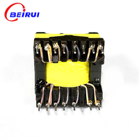 Transformateur Flyback à Commutation Haute Fréquence Personnalisé à Broches Verticales pour Alimentation Industrielle, Chargeur de Batterie, Fil de Cuivre, Ferrite