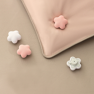 6 attaches de couette antidérapantes <span class=keywords><strong>pour</strong></span> draps de lit, clips mignons en forme d'étoile <span class=keywords><strong>pour</strong></span> couvre-lit, supports de couette - Product Image 1