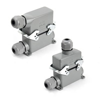 Conector de Alta Resistencia BYLJQ 16A 500V Industrial Rectangular Impermeable de 20 Pines para PCB, Modelo HE-16/HE-20