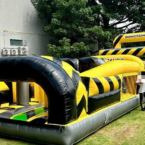 チームイベントパーティーレンタルと遊園地の乗り物のための大きな面白いインフレータブルコーム障害物コース - Product Image 3