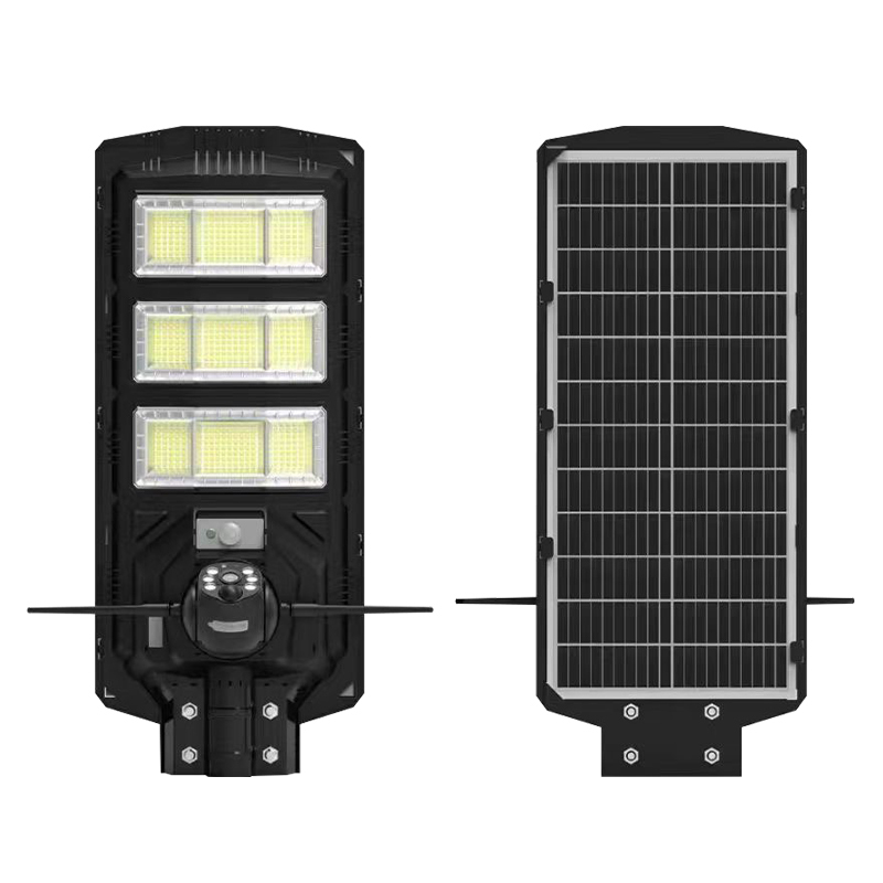 High Quality 300w Manufacturers Ip66 All in One Led Solar Security Street Light Lamp With Cctv 4g Camera