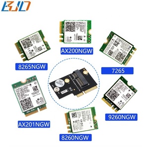 Mini PCI-E MPCIe a NGFF <span class=keywords><strong>M</strong></span>.2 clave E Wifi Bluetooth <span class=keywords><strong>M</strong></span>ódulo adaptador para Intel AX200 9260, 8265 8260 de 7265 y Y510P modelo - Product Image 6