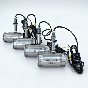 2インチステンレス鋼クランプオンミルクアルコール液体流量計ディーゼル燃料インジケータ4-20mAパルス出力OEMカスタマイズ可能 - Product Image 2