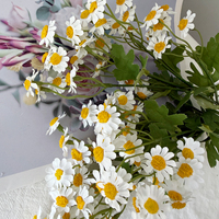 Fleur artificielle en soie réaliste, branche de camomille, arrangements floraux modernes, fleurs de mariage, arrangement floral artificiel