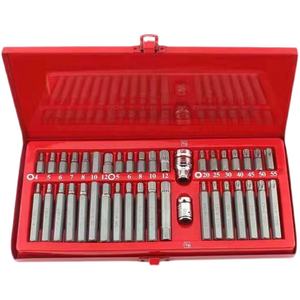 Juego de puntas de destornillador de 40 piezas, brocas de estrella hexagonal, herramientas de reparación de automóviles, broca de flor de ciruelo, herramienta de reparación de automóviles, juego de Llaves hexagonales - Product Image 1
