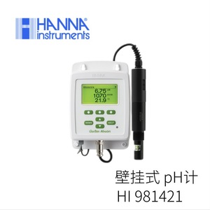 เครื่องวัดคุณภาพน้ำแบบติดผนังหลายพารามิเตอร์ยี่ห้อ HANNA รุ่น HI981420 HI981421 รับประกันคุณภาพ - Product Image 3