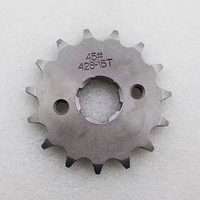 Kit Rantai dan Gir Motor CG125 Zhujiang XF125 Kompatibel 45 #   Baja Karbon 428-42T 15T 3-Piece Standar OEM ANSI