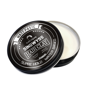 Vente d'usine de cire <span class=keywords><strong>pour</strong></span> <span class=keywords><strong>cheveux</strong></span> <span class=keywords><strong>pour</strong></span> hommes sans étiquette formule sans brillance pommade mate à l'argile soluble dans l'eau avec application de pulvérisation - Product Image 1