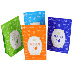 Emballage d'aliments pour animaux de compagnie scellé à fond plat 15kg 20kg / 40lb sac à soufflet latéral sac d'emballage d'alim - Product Image 2