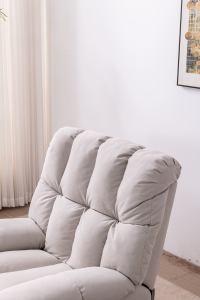 Moderno solo eléctrico multifuncional manicura belleza extensible sofá reclinable MARCO DE Metal Primera Clase espacio cápsula tela - Product Image 2