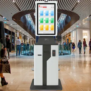 Crtly Payment Kiosks Multi Touch Screen Ticket Vending Machine Customer Parking Hospital Payment Kiosk